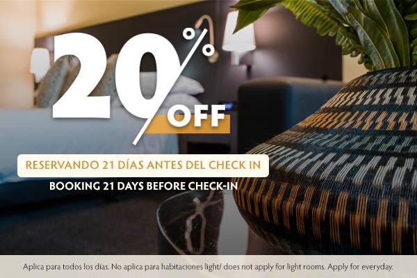 Early booking 21 days Movich Las Lomas (Rionegro) Medellin Early booking 21 days Movich Las Lomas (Rionegro) Medellin