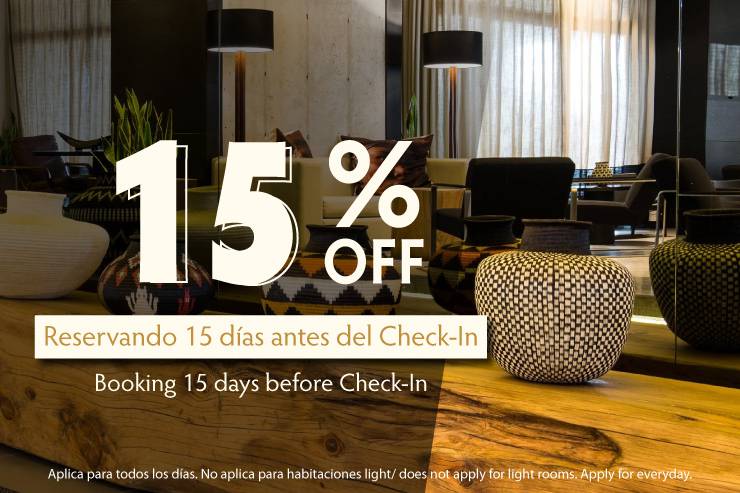 Reserva anticipada 15 días Movich Hotels Reserva anticipada 15 días Movich Hotels
