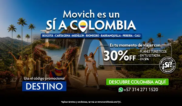 Movich Hotels promo destino mob spa blue